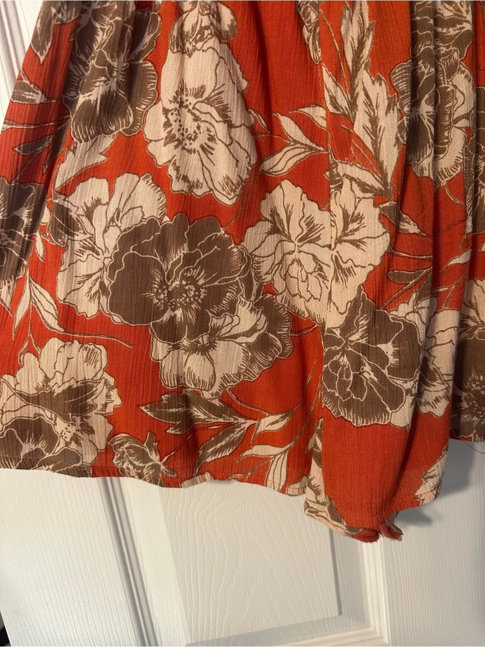 Off-Shoulder Floral Romper- Amuse Society